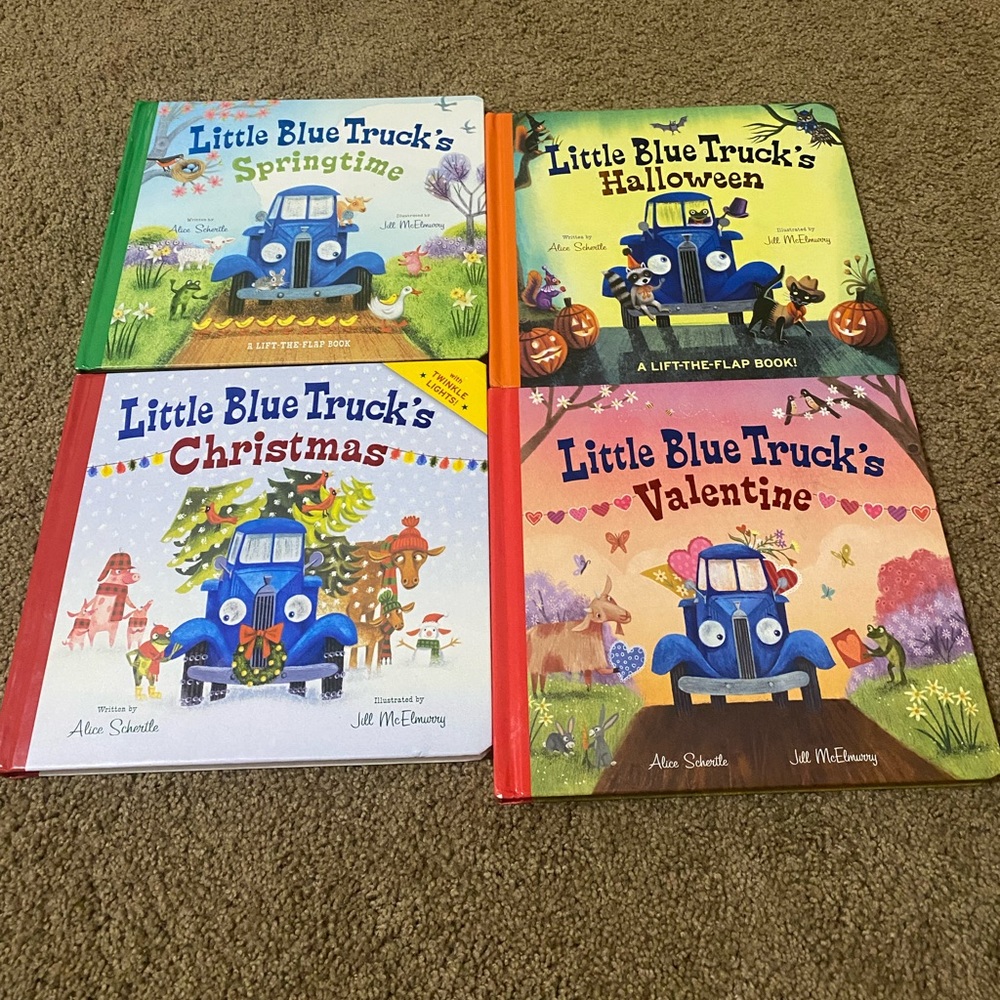 little blue truck